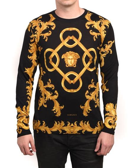 versace pull|versace men's sweater.